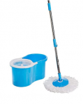 Spartan 360 Degree Spin Plastic Mop with Auto Fold Handle for Cleaning and Household Purposes