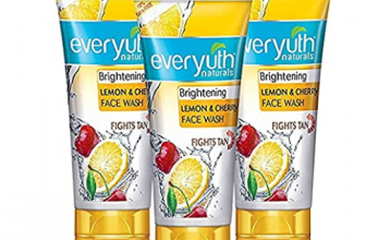 Everyuth Naturals Brightening Lemon & Cherry Face Wash 50g Buy 2 Get 1 Free