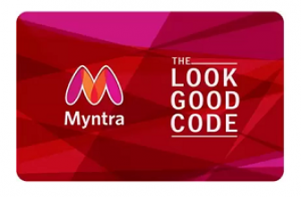 Myntra GV @10% Off* upto 100(others also available)