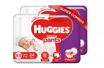 Huggies Wonder Pants Extra Small / New Born (XS / NB) Size Diaper Pants Combo Pack of 2