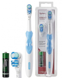 Lifelong LLDC45 Ultra Care Battery Operated Toothbrush With Replacement Head
