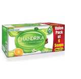Chandrika Glycerine Ayurveda Gel Bar, 125g (Pack of 6)