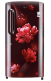 LG 215 L 4 Star Inverter Direct-Cool Single Door Refrigerator (GL-B221ASCY, Scarlet Charm, Moist ‘N’ Fresh)