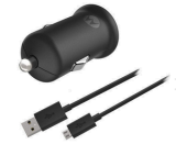 Motorola TurboPower 18W Car Charger Micro USB Data Cable