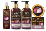 WOW Skin Science Onion Black Seed Oil Hair Care Ultimate 4 Kit (Shampoo + Hair Conditioner + Hair Oil + Hair Mask)