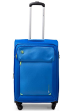 VIP Lido Polyester 54 cms Blue Softsided Cabin Luggage with Anti-theft Zipper