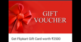 Get Flipkart Gift Card worth ₹2500 @ 2500 SuperCoins
